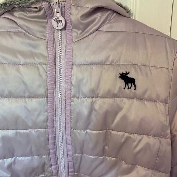 Abercrombie Girls REVERSIBLE Puffer Jacket - Picture 2 of 7